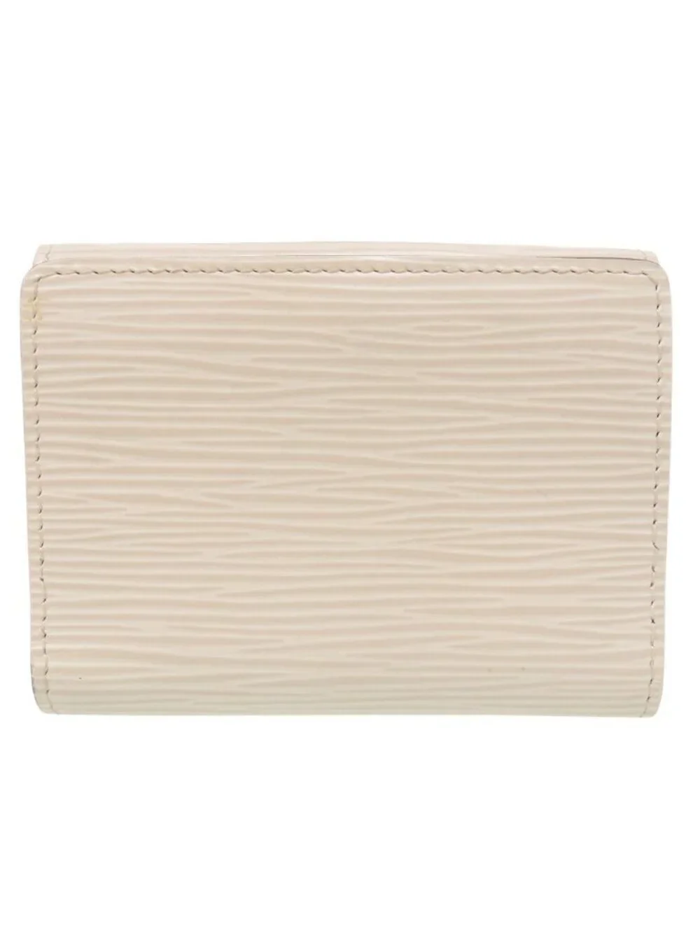 Louis Vuitton Ludlow Epi Leather Ivoire White Coin Purse